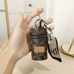 NWOT Mini Luxury Brown Barrel Bag